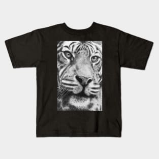 Wildlife Tiger Portrait Kids T-Shirt